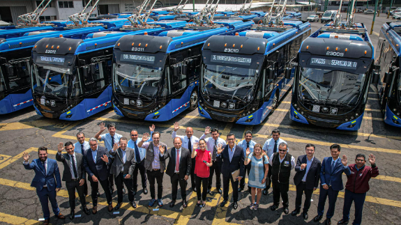 En este año Yutong de México entregó 17 nuevos trolebuses modelo 2024