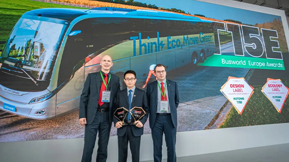 Yutong gana dos premios en Busworld Europe Brussels
