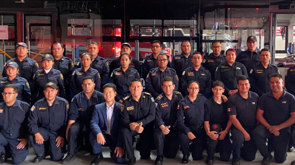 Segunda etapa de capacitación de Yutong de México al Heroico Cuerpo de Bomberos 