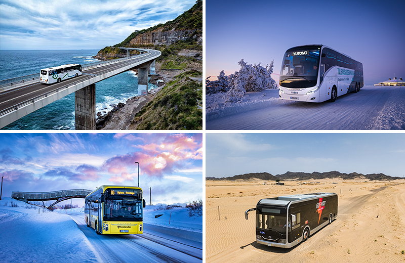 Los modelos E18PRO, U12, E11PRO, C12E y T15E se sometieron a rigurosas pruebas de desafíos extremos en Kazajistán, Noruega, Arabia Saudí, Australia y Finlandia, destacando el sólido desempeño de los vehículos eléctricos de Yutong.