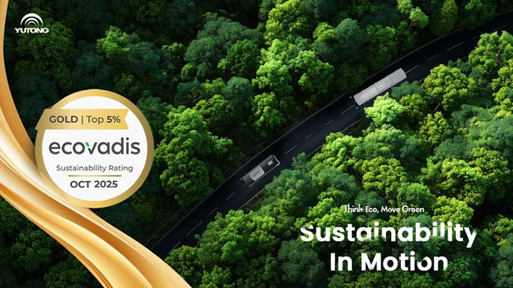 Yutong Bus reporta un crecimiento continuo de ventas en 2025