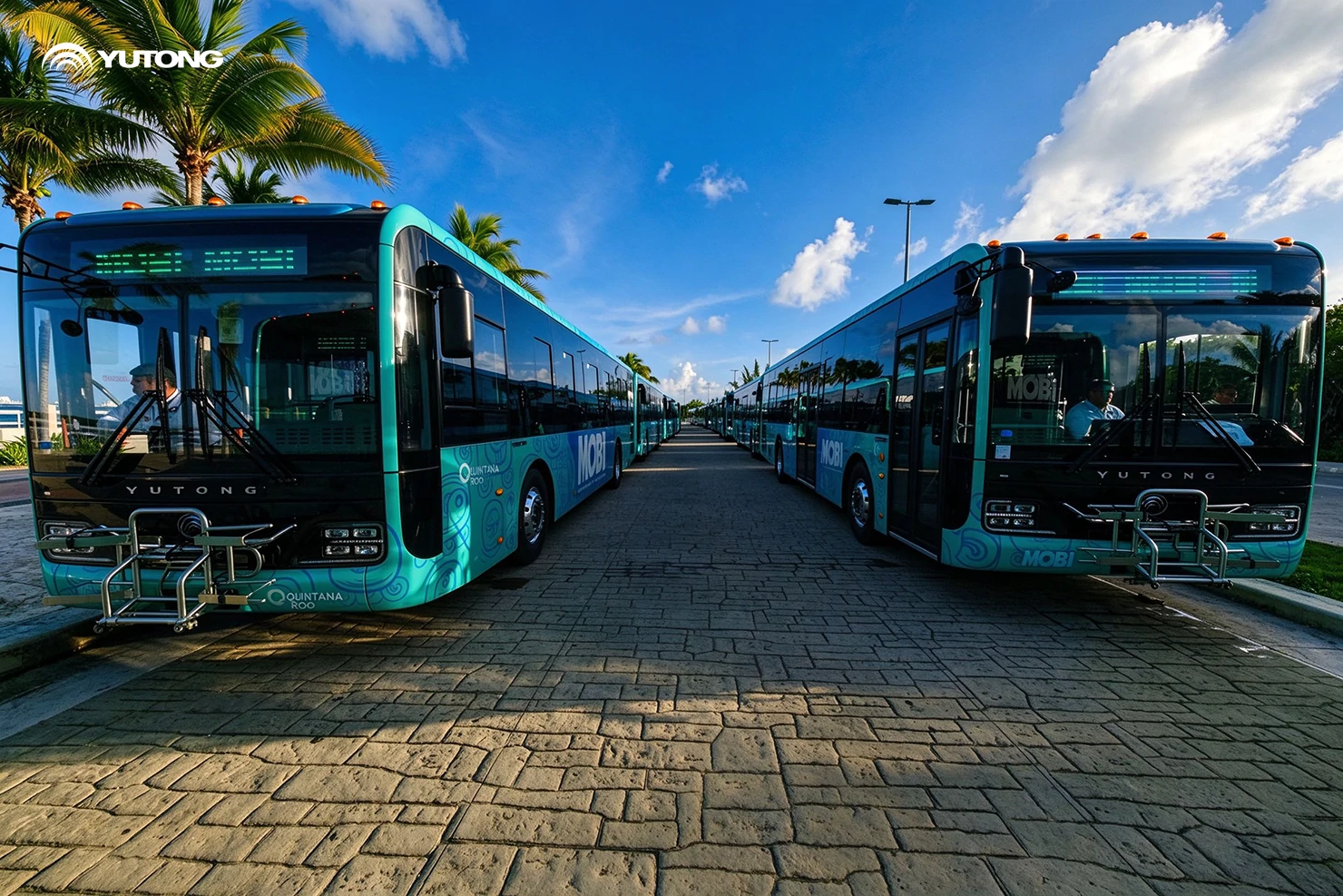 Yutong de México entrega autobuses híbridos para modernizar el transporte público en Cancún Yutong de México entrega autobuses híbridos para modernizar el transporte público en Cancún