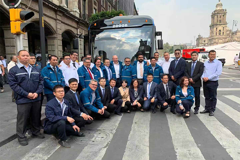 63 trolebuses eléctricos YUTONG abren electromovilidad en la CDMX