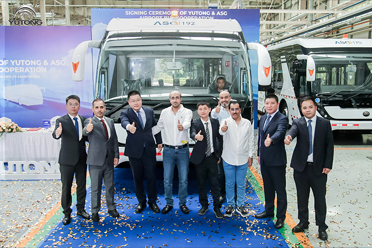 87 autobuses del aeropuerto de Yutong se enviaron a Arabia Saudí