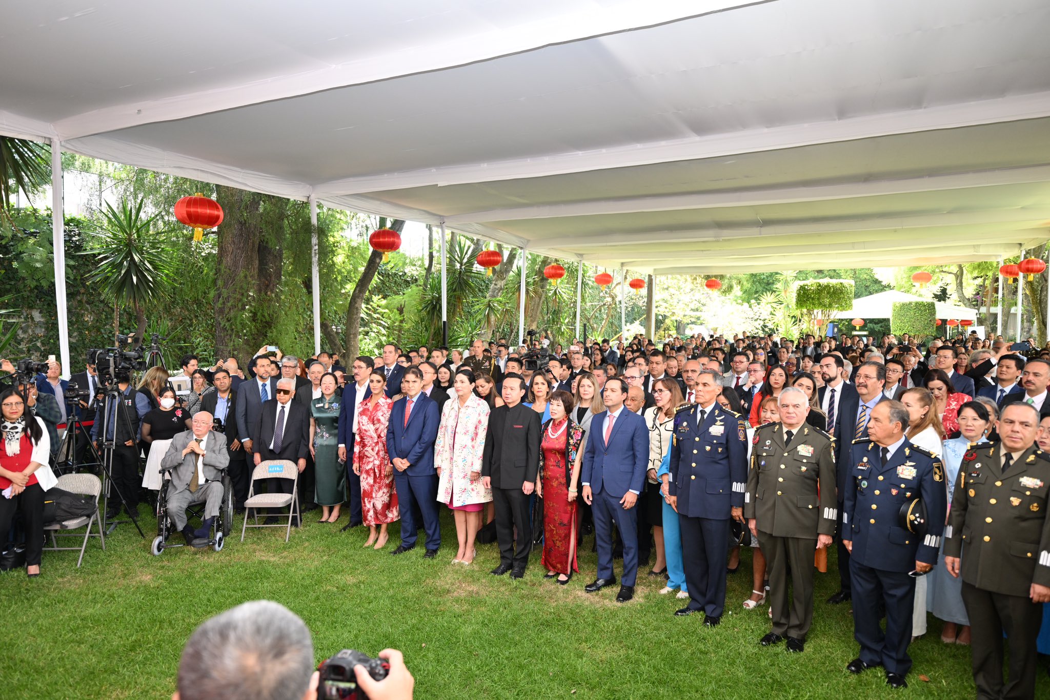 Celebración en México del 74 aniversario de la República popular China 
