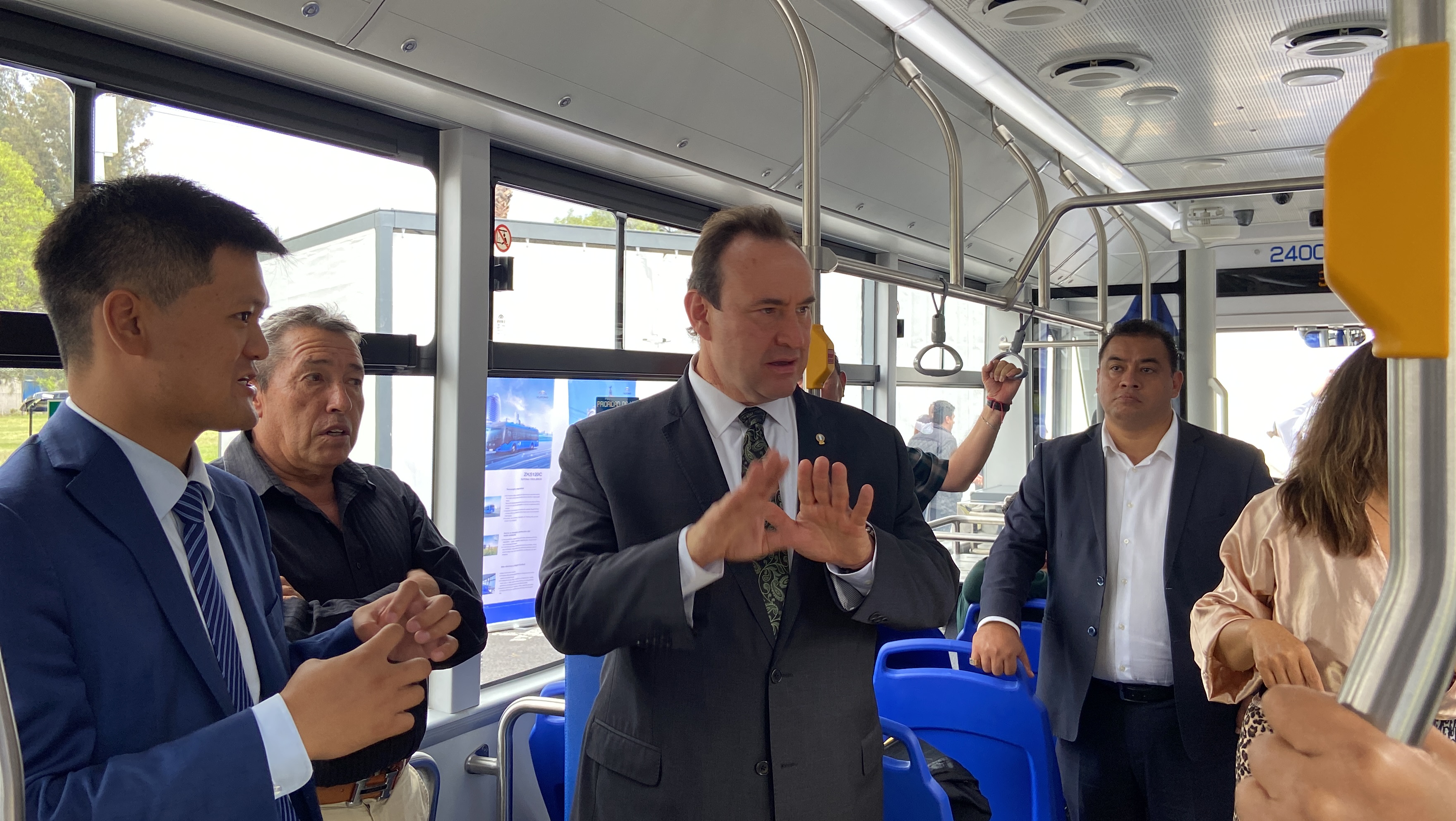 Yutong de México participó en la Ruta eléctrica norte 2023