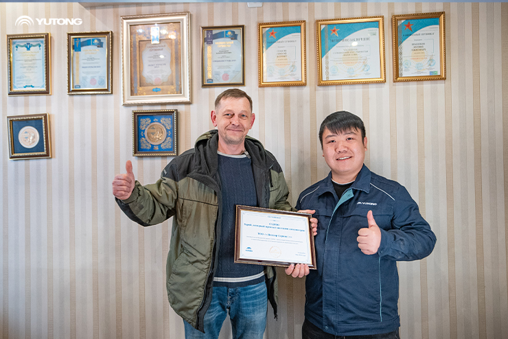 Con más de millón de kilómetros de verificación, Yutong gana el reconocimiento de los operadores de Kazajstán