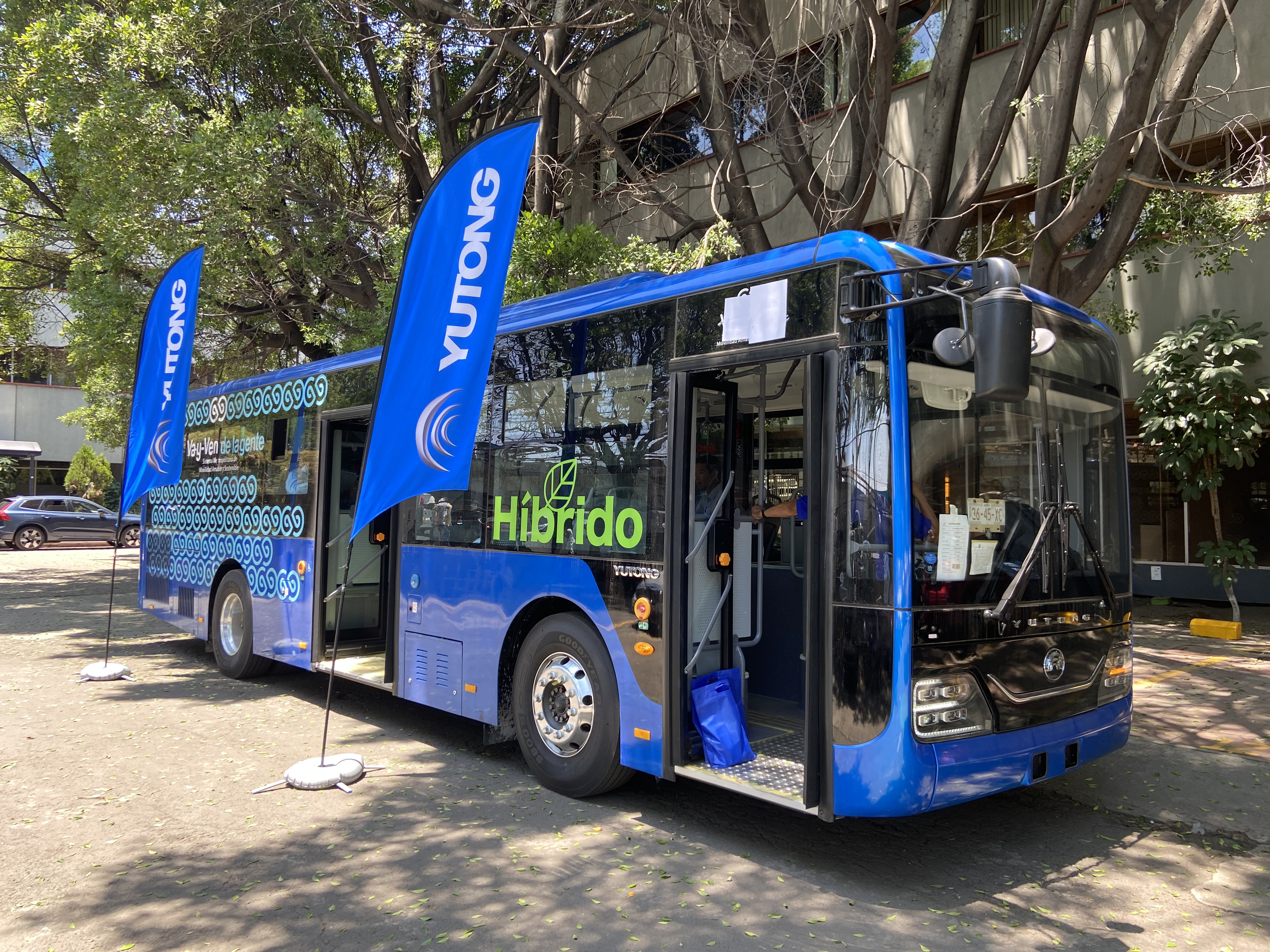 Yutong presentó  autobús híbrido en SEMOVI EDOMÉX.