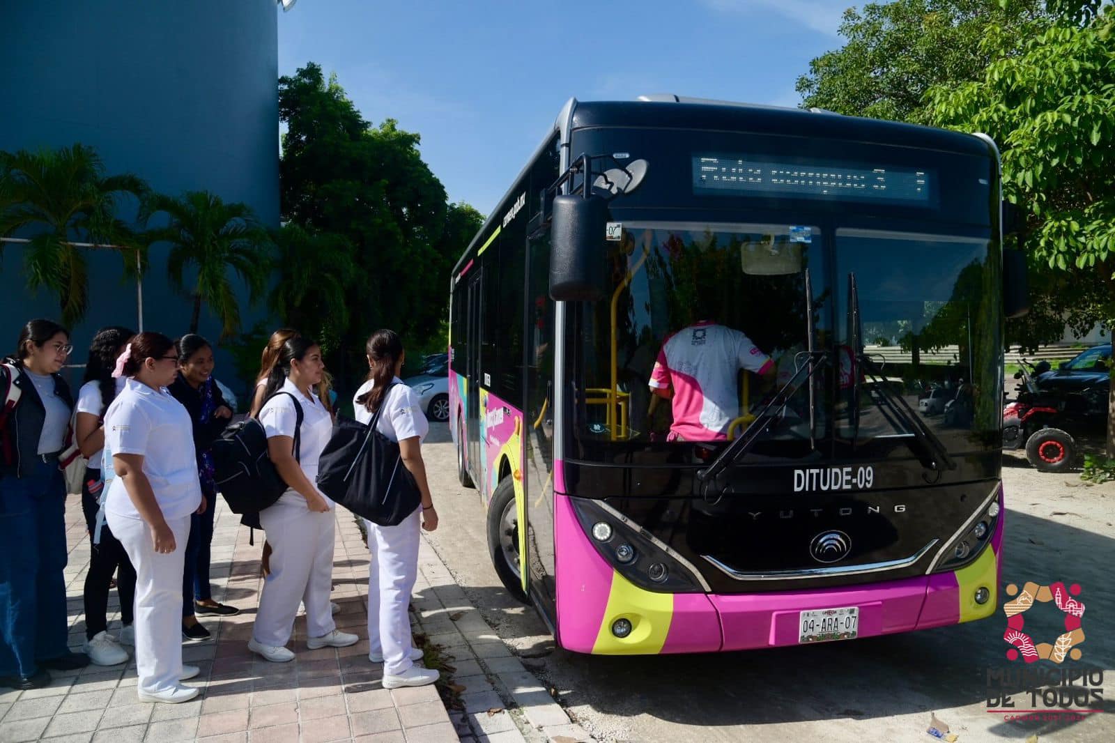 Yutong trabajando en la mejora del transporte público en Ciudad de Carmen