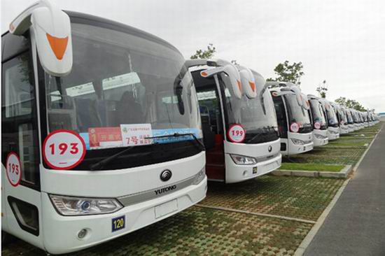 170 autobuses eléctricos de Yutong sirven para el Juego de Cantón